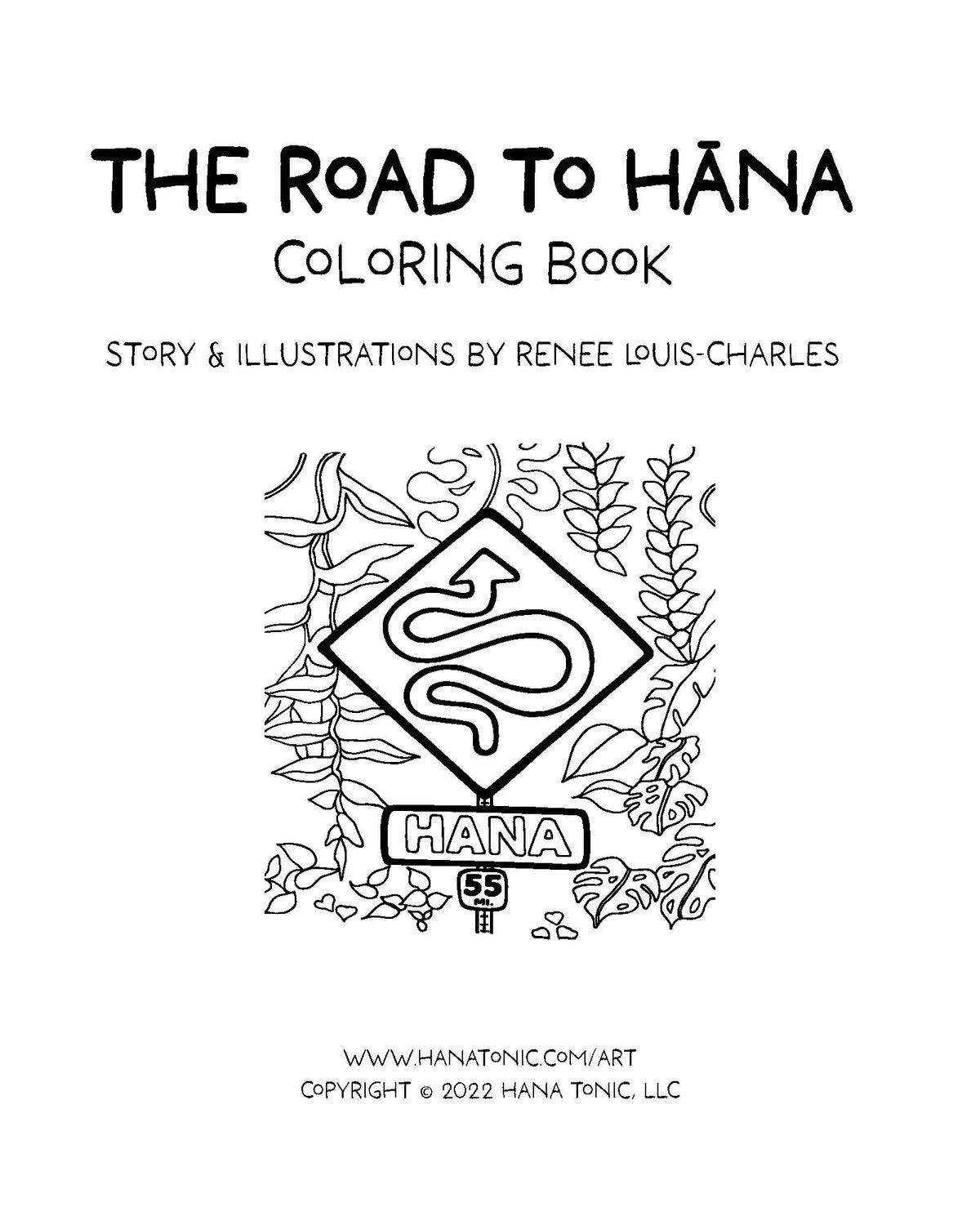 Road to Hāna Coloring Book
